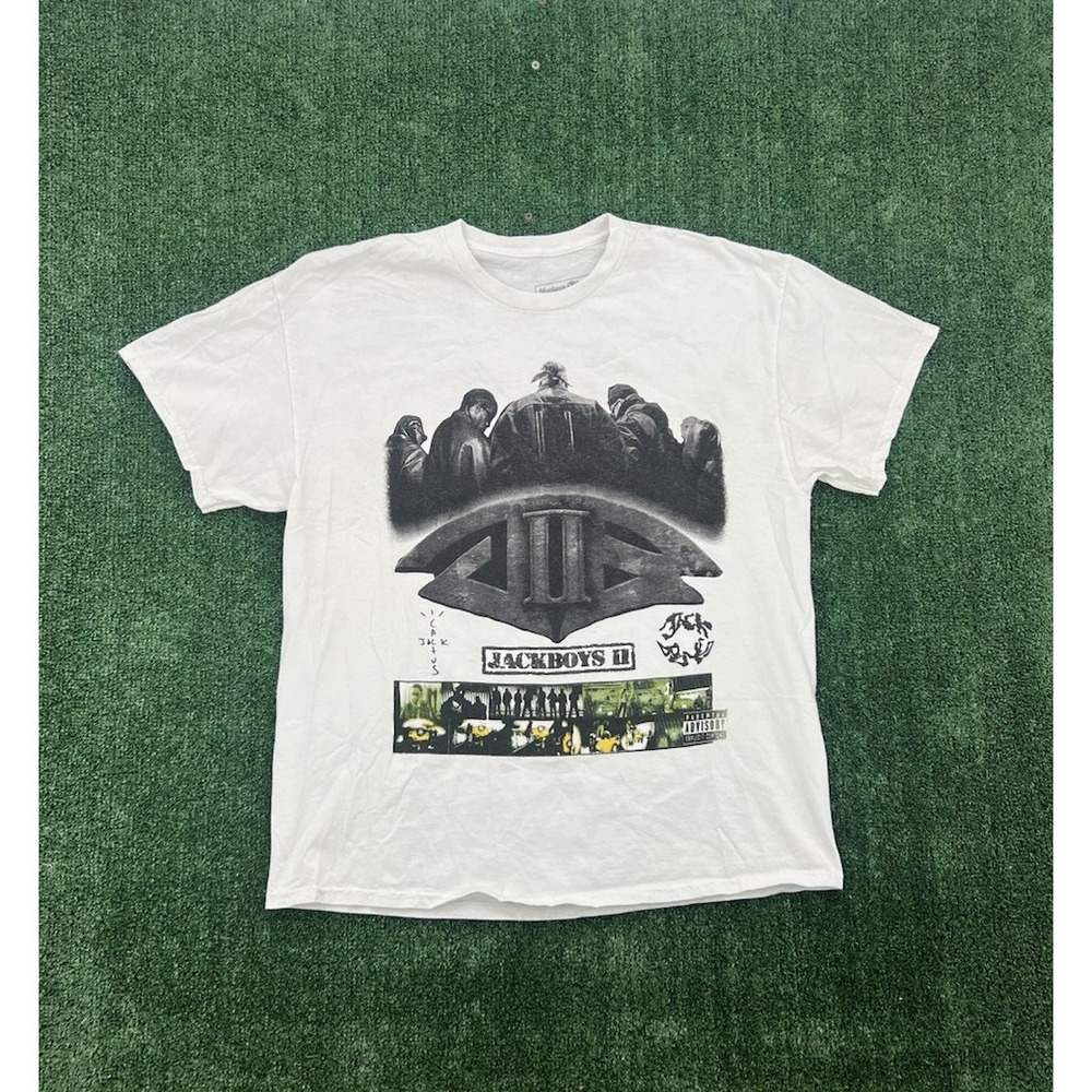 Cactus Jack Travis Scott Jackboys 2 Shirt Mens XL Album Cover T-Shirt